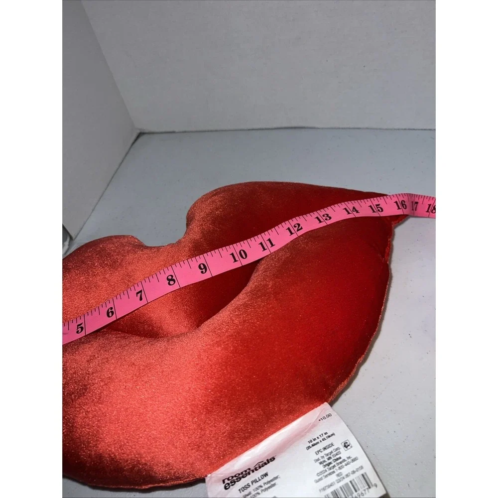 Plush Lip Shaped Couch Pillow Toss Red Target Room Essentials 10